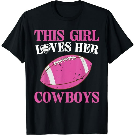 This Girl Loves Her Cowboys T-Shirt