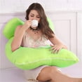 thumbnail image 4 of Eurhowing Large Body Pillow, Full Body Pillow for Side Sleeper, Long Bed Pillow with Detachable Cover for Adults, Hypoallergenic Cooling Fabric (47in, Green), 4 of 8