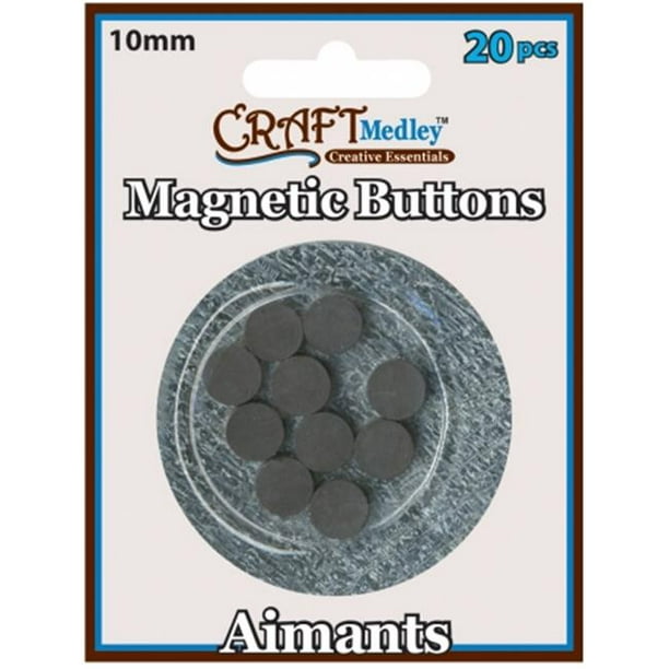 Multicraft Boutons Magnétiques 10mm 20pc