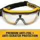 thumbnail image 4 of Gafas de seguridad DEWALT DPG84 INSULATOR Antivaho, 4 of 7