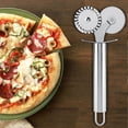 thumbnail image 4 of Stainless Steel Pizza Wheel Cutter Kitchen Wheel Safety Cake Knife, 4 of 4