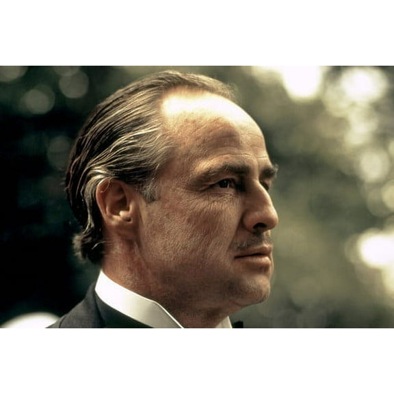Marlon Brando in The Godfather Iconic portrait as Don Vito Coleone 24x36 Poster