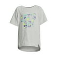 thumbnail image 2 of Athletic Works Girl's Short Sleeve Graphic T-Shirt, Sizes 4-18 & Plus, 2 of 6
