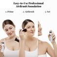 thumbnail image 3 of Sistema de base de maquillaje AirBrush Jerome Alexander, juego de 5 piezas, 3 of 9