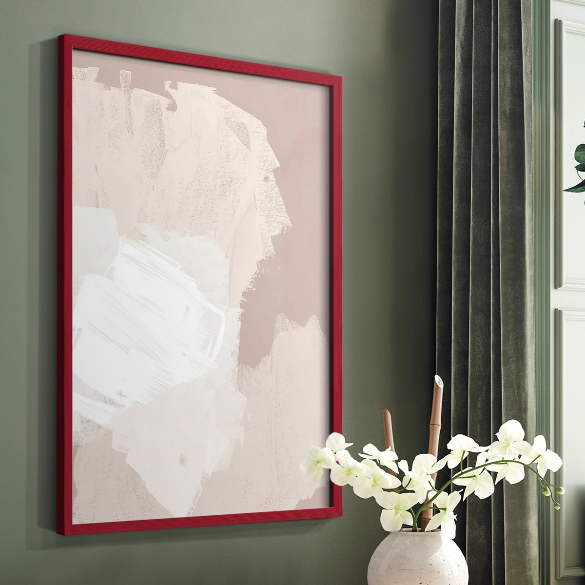 Cloud Slate I in Paper Solid Wood 11 x 14 Framed Print