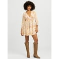 thumbnail image 4 of Jessica Simpson Women's Luella Smocked V-Neck Mini Dress, Sizes XS-XL, 4 of 6