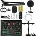 thumbnail image 4 of Condenser Wireless Microphone Set BM800 Microphone Black-Silver BM800+V9xPro set (small set), 4 of 5