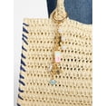 thumbnail image 3 of No Boundaries Women's Beach Icons Bag Charm, Gold Shell Clutter Charm, 3 of 4