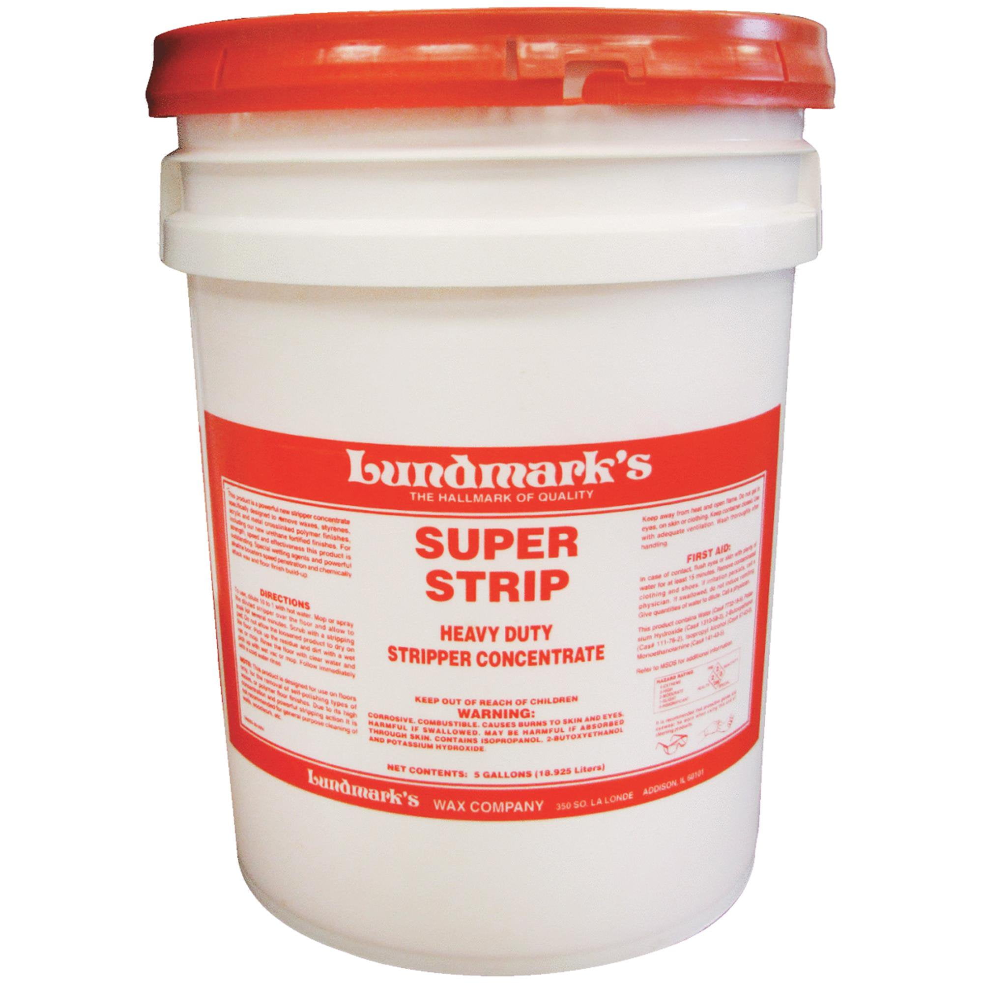 Lundmark Super Strip, HeavyDuty Floor Stripper Concentrate Wax Remover