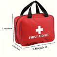 thumbnail image 2 of 140-Piece All-Purpose First Aid Kit, Portable Emergency Medical Kit For Home, Car, Office,School, Travel, Outdoor Camping & Hiking Survival Supplies, 2 of 7