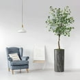 thumbnail image 2 of Artificial Tree in Modern Granite Effect Planter, Fake Eucalyptus Silk Tree for Indoor and Outdoor Home Decoration - 66" Overall Tall (Plant Pot Plus Tree), 2 of 4
