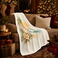 thumbnail image 3 of Surfboards with Palm Tree and Plumeria, Sunny Beach Style for Surf Lovers, Golden Sunset Wave Scene and Birthday Gift, Soft Flannel Blanket for Sofa and Sunroom, Coastal Home Decor, 3 of 9
