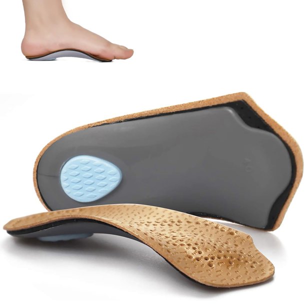 Plantillas de soporte para arcos RooRuns 3/4 para fascitis plantar