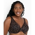 thumbnail image 6 of Sheer Mesh Plunge T-shirt Bra - Designer Leopard, 6 of 8