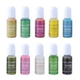 thumbnail image 1 of 10 colores, 15 g, resina epoxi UV, colorante, pigmento, manualidades artísticas (#A), 1 of 13