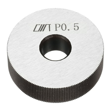 

Uxcell 28x8x8mm Knurling Wheel Kit 0.5mm Pitch Straight Wheel Linear Knurl 1 Pack