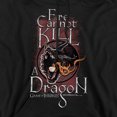 thumbnail image 2 of Game of Thrones Fire Cannot Kill A Dragon Unisex Adult Pull-Over Hoodie,Black, 3X-Large, 2 of 5