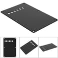 thumbnail image 1 of Electric Guitar Rear Cover Plate Back Panel Cover Plate SiX hole Pickguard (Black), 1 of 11