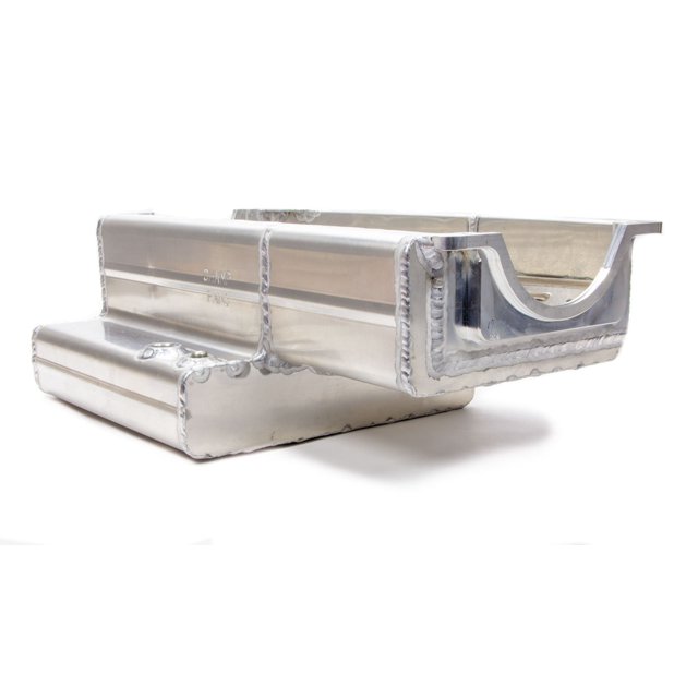 Champ Pans PRO1100KO Small Block Chevy 7" Aluminum Deep Oil Pan with Kick-Out