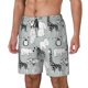 thumbnail image 1 of Fotbe African Animals Traje de Baño para Hombre – Shorts de Natación de Secado Rápido con Forro y Bolsillos-XX-Large, 1 of 6