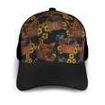 thumbnail image 3 of Yiaed Embroidery Chicken Rooster And Sunflowers Print Baseball Cap Dad Hat Polo Style Plain Blank Adjustable Size, 3 of 5