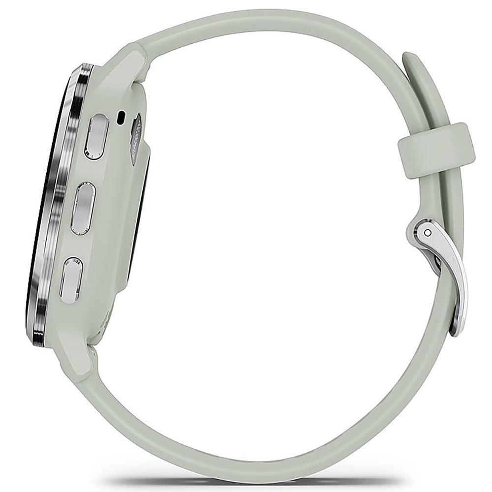 Restored Garmin 010-N2785-01 Venu 3S Health Fitness GPS Smartwatch Silver Bezel / Gray Band 41mm (Refurbished) Bundle with 2 YR CPS Enhanced Protection Pack