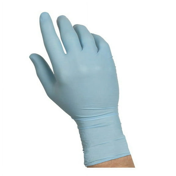 (Price/Case)Handgards Naturalfit Powder Free Blue Extra Large Nitrile Glove, 100 Each, 4 per case