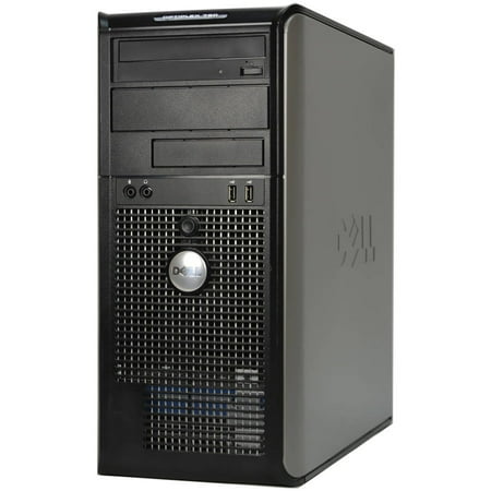 Refurbished Dell 780 Desktop PC with Intel Core 2 Duo Processor, 4GB Memory, 1TB Hard Drive and Windows 10 Pro (Monitor Not Included)