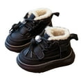 thumbnail image 5 of Quealent Toddler Snow Boots Boys Girls Little Kids Winter Shoes Cold Weather Outdoor Lightweight (Toddler/Little Kids) Black for Size 9.5, 5 of 6