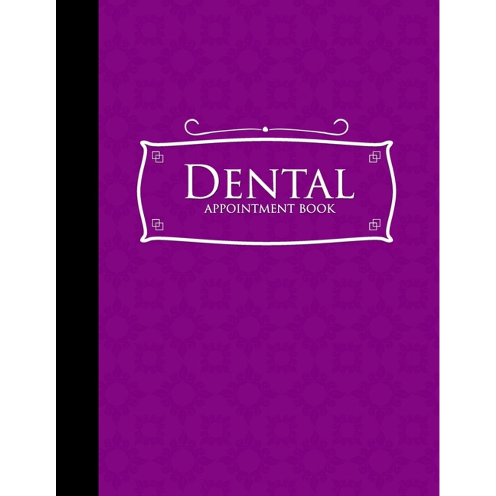 Dental Appointment Book 4 Columns Appointment Organizer Planner, Cute