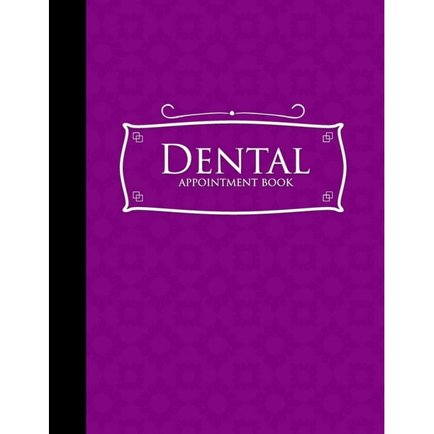 Dental Appointment Book 4 Columns Appointment Organizer Planner, Cute