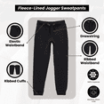 thumbnail image 3 of Boy's 2 Piece Fleece Jogger Sweatpants and Hoodie Sweatshirt Set, 3 of 4