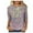 12-Light Purple, variant on Arlun Womens 3/4 Sleeve Mardi Gras Tops Fashion Round Neck Sparkly Sequin Printed T-Shrits Lightweight Soft Comfortable Carnival Party Fashion Outfits Casual Blouse 12-Light Purple XL