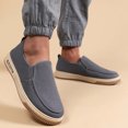 thumbnail image 2 of Xiaoxatg Men's Casual Shoes Summer Lazy Linen Footwear for Students Ideal for Relaxing and Adventurous Outings Stylish Board Shoes for Everyday Use 8 Grey, 2 of 9
