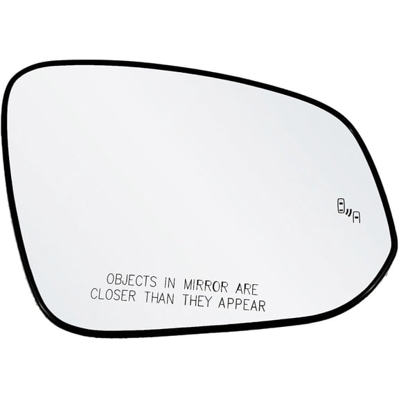 Rugged TUFF Passenger Side Mirror Glass Replacement for 2019-2023 Toyota Rav4, Rav4 Hybrid (Blind Spot Detection)