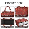 thumbnail image 4 of Large Capacity Tote Bag,Red Christmas Gingerbread Man Pattern Handbag Fashion Luxury Tote Bag,15.7"x13"x 5.1" Inches,Laptop Compatible, 4 of 6