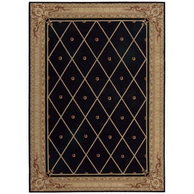 Nourison Ashton House Black Area Rug AS03 2' x 2'9"