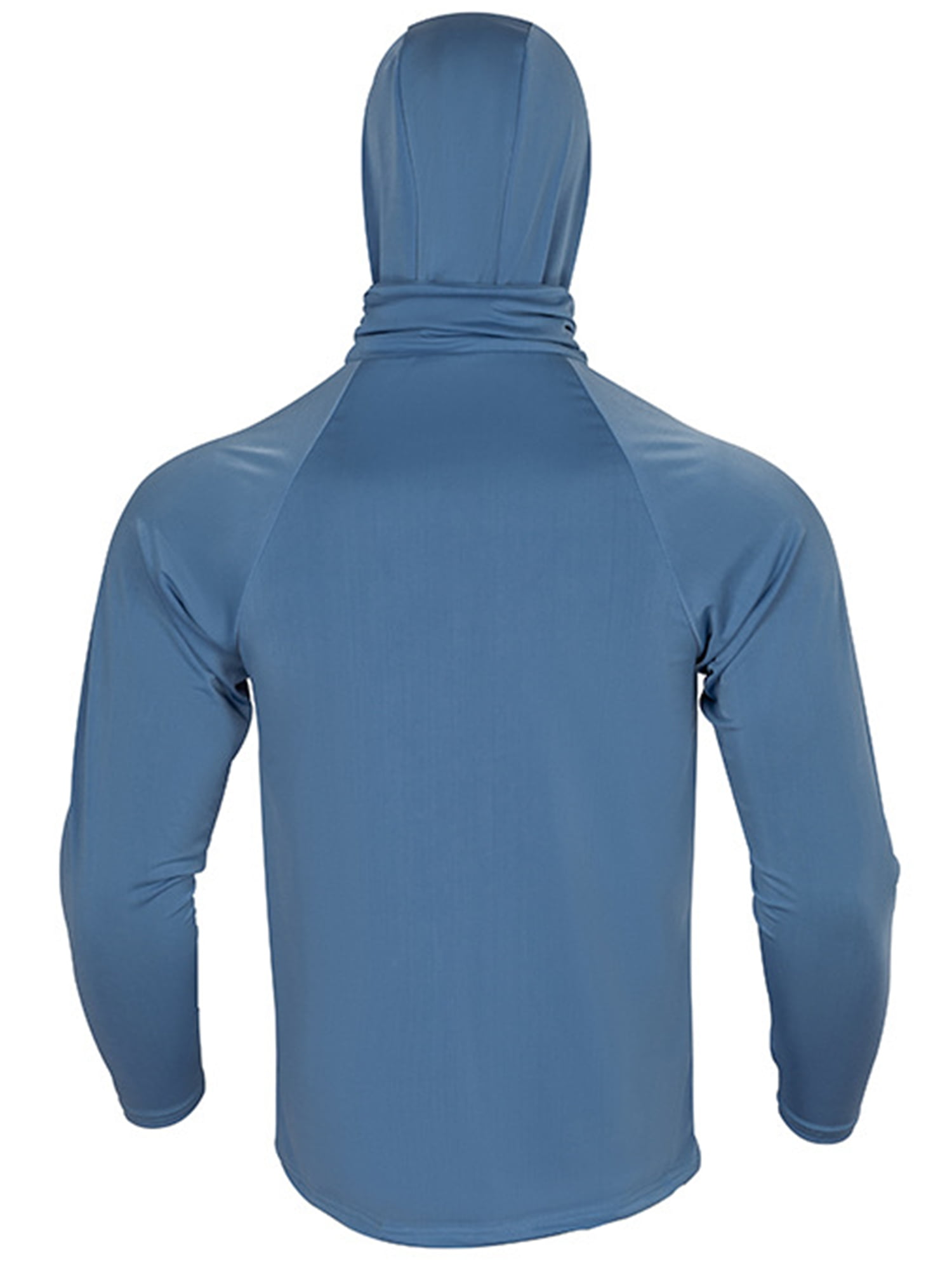 Rodeel UPF 50+ Men's Long Sleeve Performance Fishing Hiking Shirt with Mask  UV Neck Gaiter Hoodie Blue : : Clothing, Shoes & Accessories
