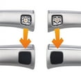 thumbnail image 4 of 2X Keyless Go Door Handle Button Cover Repair Kit For Mercedes W220 S SL CL, 4 of 4