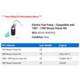 thumbnail image 2 of Electric Fuel Pump - Compatible with 1987 - 1990 Nissan Pulsar NX 1988 1989, 2 of 2