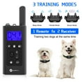 thumbnail image 6 of Dog Training Collars, Dog Shock Collars with 2 Receiver and 2 Collars Remote 2600feet, 3 Training Modes Beep Vibration Shock IPX7 Waterproof LED Light USB Charging for 8-150lbs Pet Dogs, 6 of 9