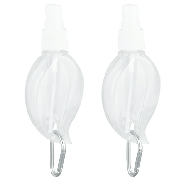 Botellas tipo llavero Sincero de plástico transparente 50ml (2 piezas)