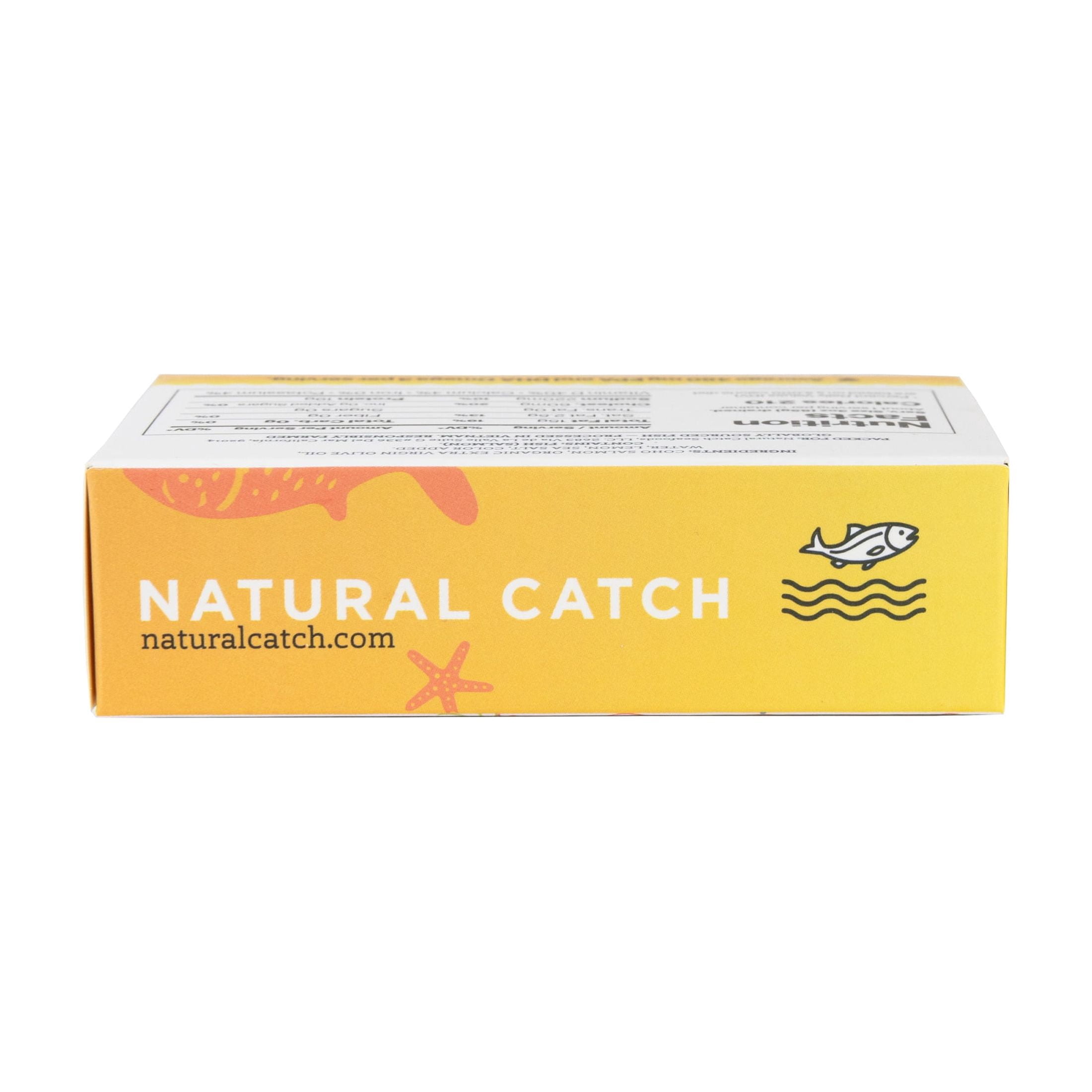 Natural Catch Coho Salmon with Lemon in Organic Extra Virgin Olive Oil 4.4 oz