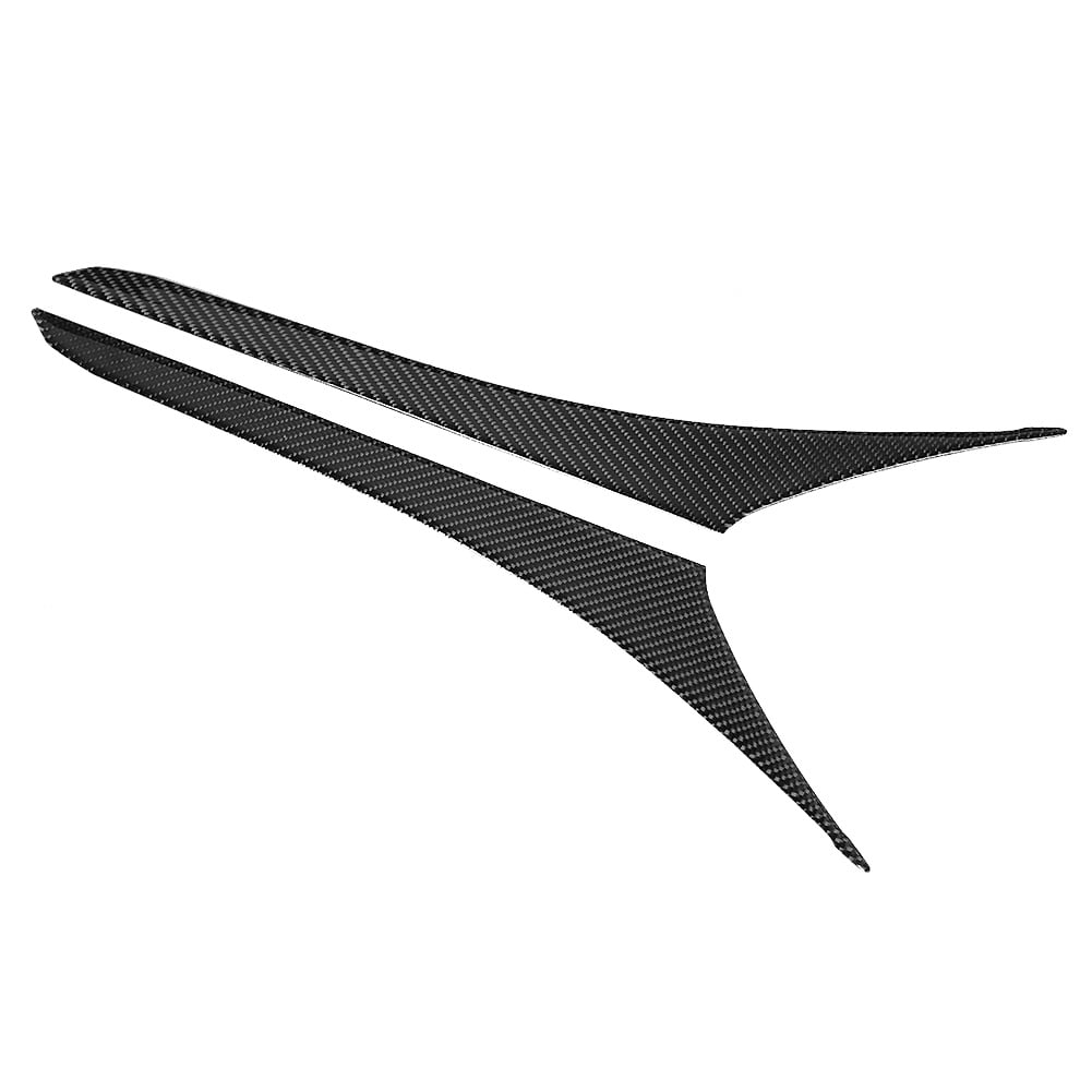 Console Side Trim Strip Center Side Trim Strip 2pcs Car Interior Carbon