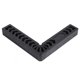 thumbnail image 4 of Regla de ángulo recto, localizador de ángulo recto negro, regla de posicionamiento de grados, herramientas para trabajar la madera, características de vanguardia, 4 of 12