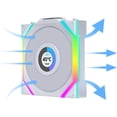thumbnail image 4 of Lian-Li Fan UNI FAN SL 2.4GHz Wireless 1.6" LCD RGB 120mmFan, 4 of 6