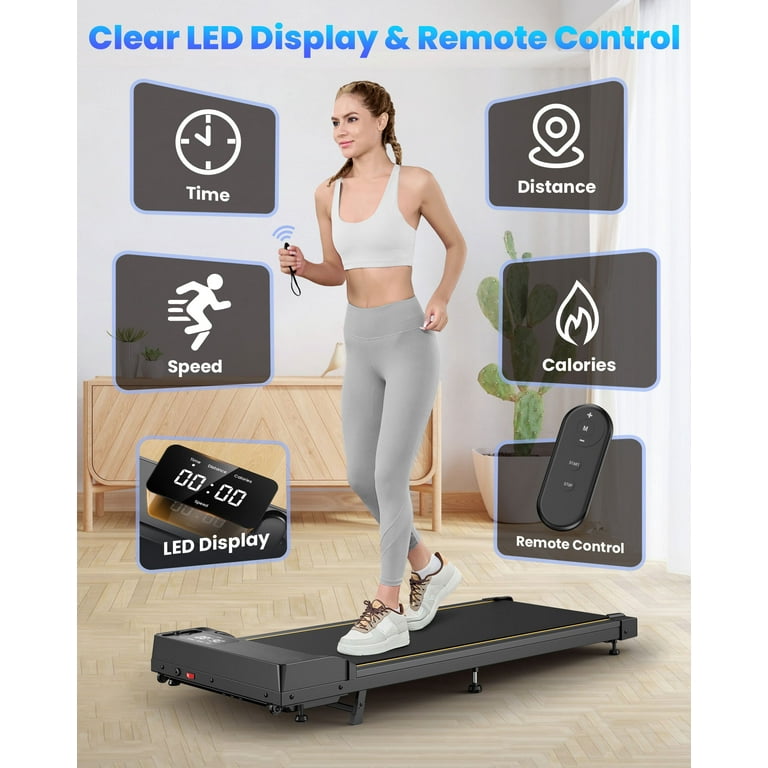 Under Desk Treadmill - 12KM/H Walking Pad Running Machine for Home & Office Use | UK