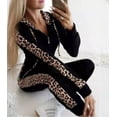 thumbnail image 2 of Women Tracksuit Sets Leopard Print Outfits Hoodie Sweatshirt and Jogging Pants Sweatsuits, 2 of 4