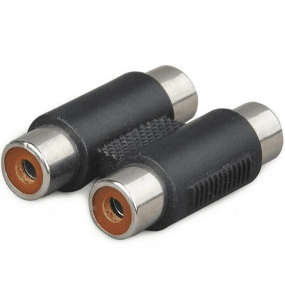 2 Female to Female Joiner Coupler Audio / Video Cable Connector Extension
