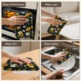 thumbnail image 5 of 4 Pcs Funny Kitchen Towels,Black Multicolor Flower Sunflower Pattern Microfiber Dish Towels,Kitchen Tea Towels,Kitchen Towel Set (18" X 26"), 5 of 7